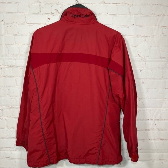 Columbia Jacket Womens Medium Red Interchange Full Zip Ski Crystal Lake - Picture 11 of 16